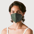 KN95 Respirator Face Mask Cone Shape - Army Green