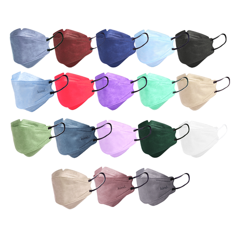KN95 Respirator Face Mask: Unity Bundle (18 colors)