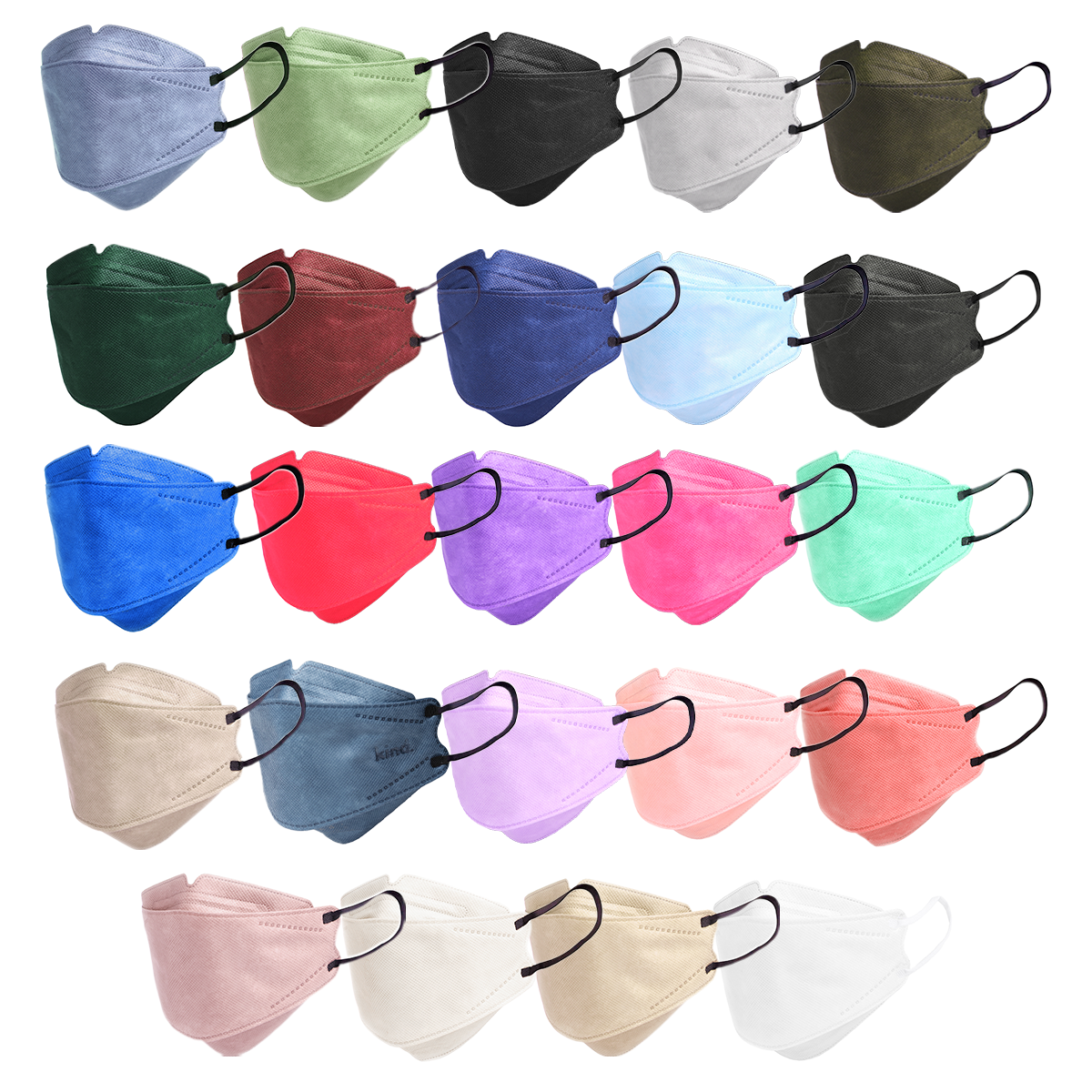 KN95 Respirator Face Mask: Unity Bundle (24 colors)