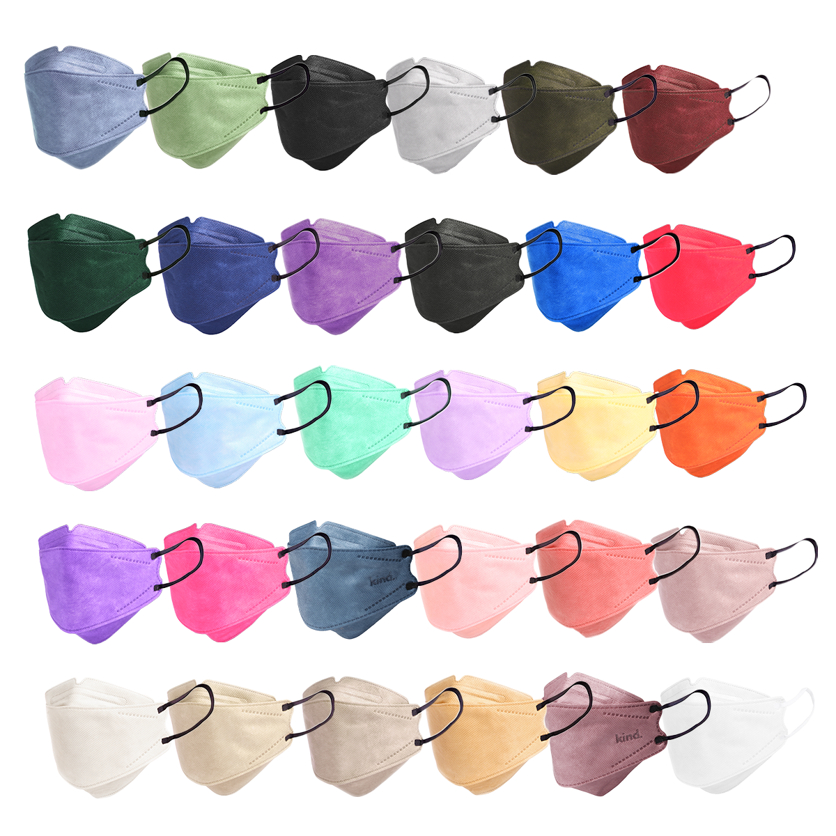 KN95 Respirator Face Mask: Unity Bundle (30 colors)