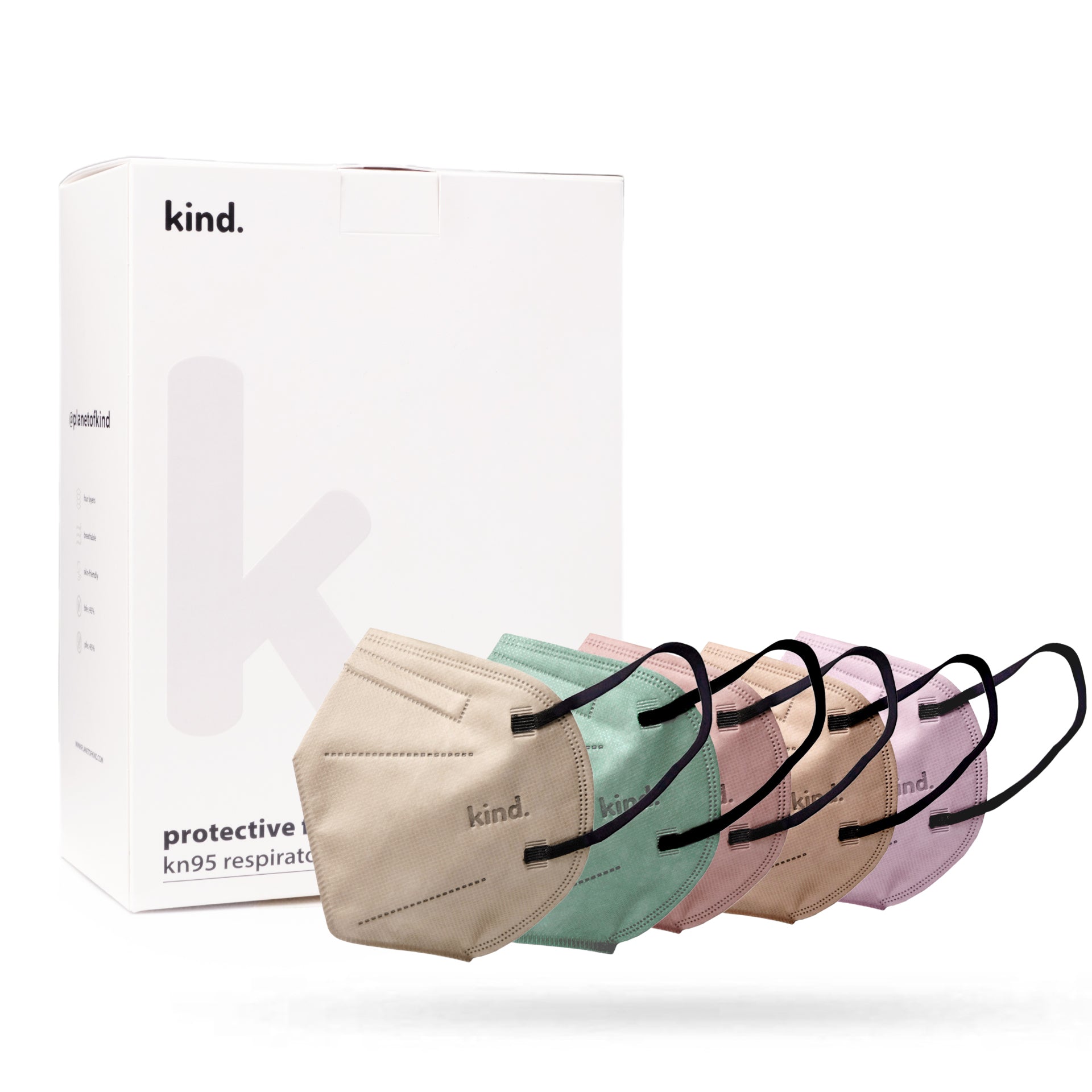 KN95 Respirator Face Mask Cone Shape: Calm Bundle