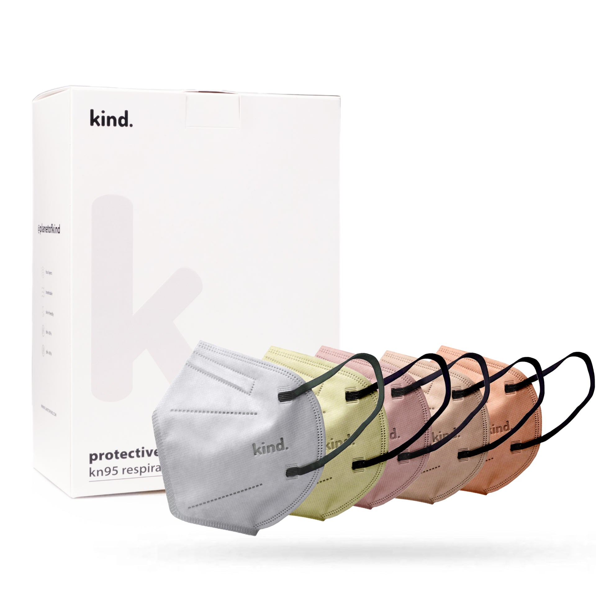 KN95 Respirator Face Mask Cone Shape: Calm Bundle
