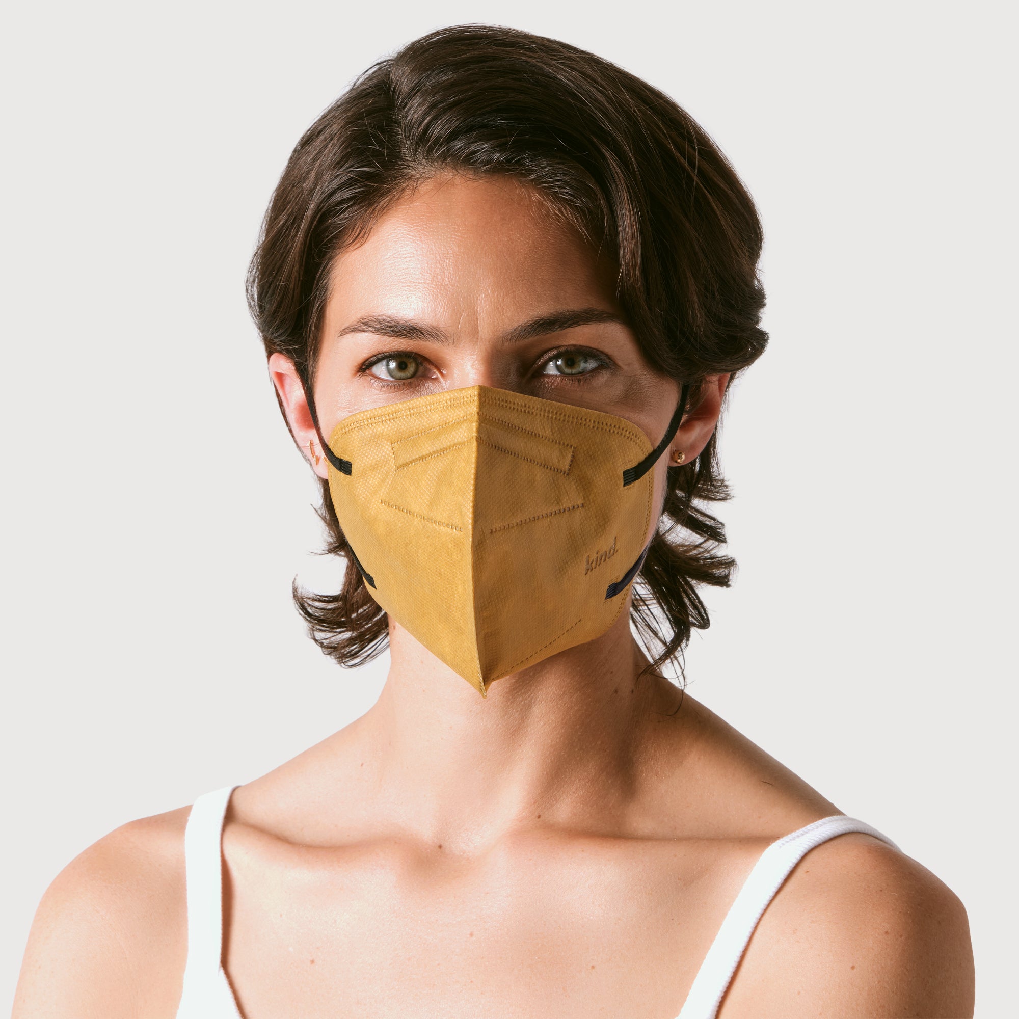 KN95 Respirator Face Mask Cone Shape - Caramel