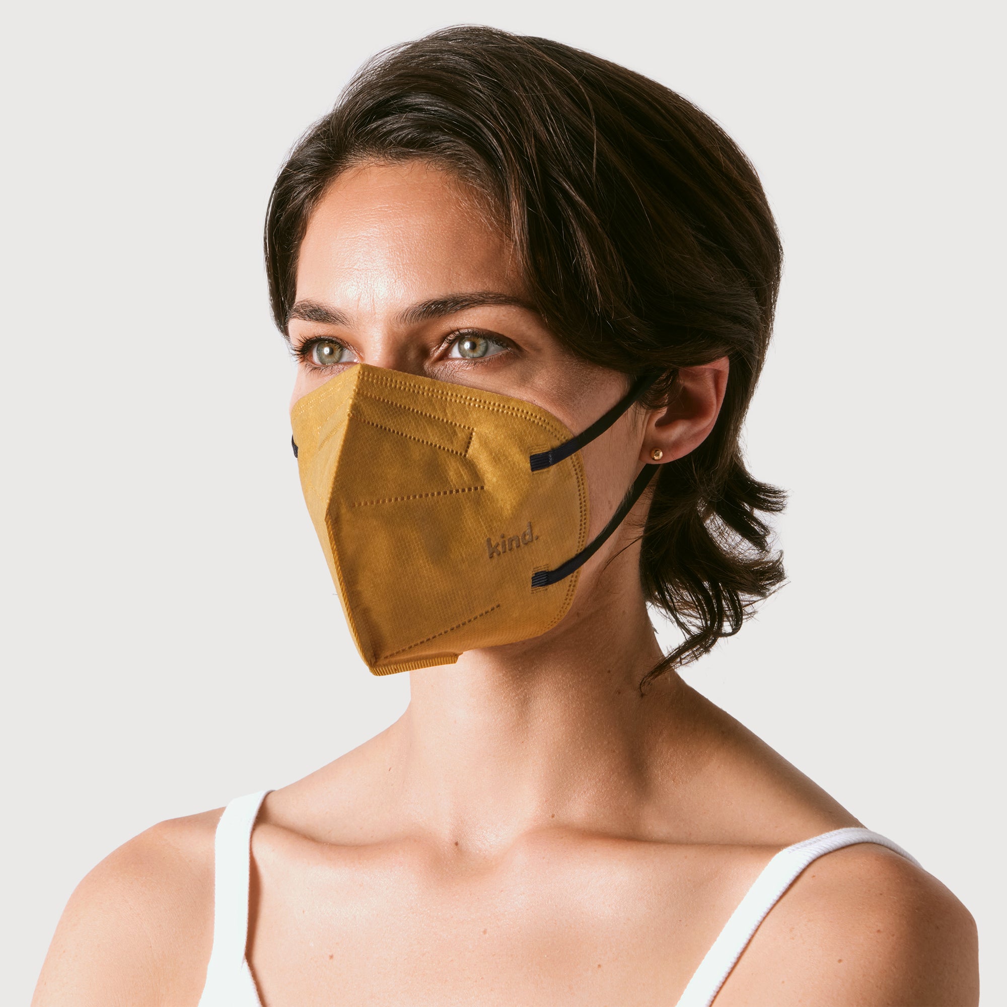 KN95 Respirator Face Mask Cone Shape - Caramel