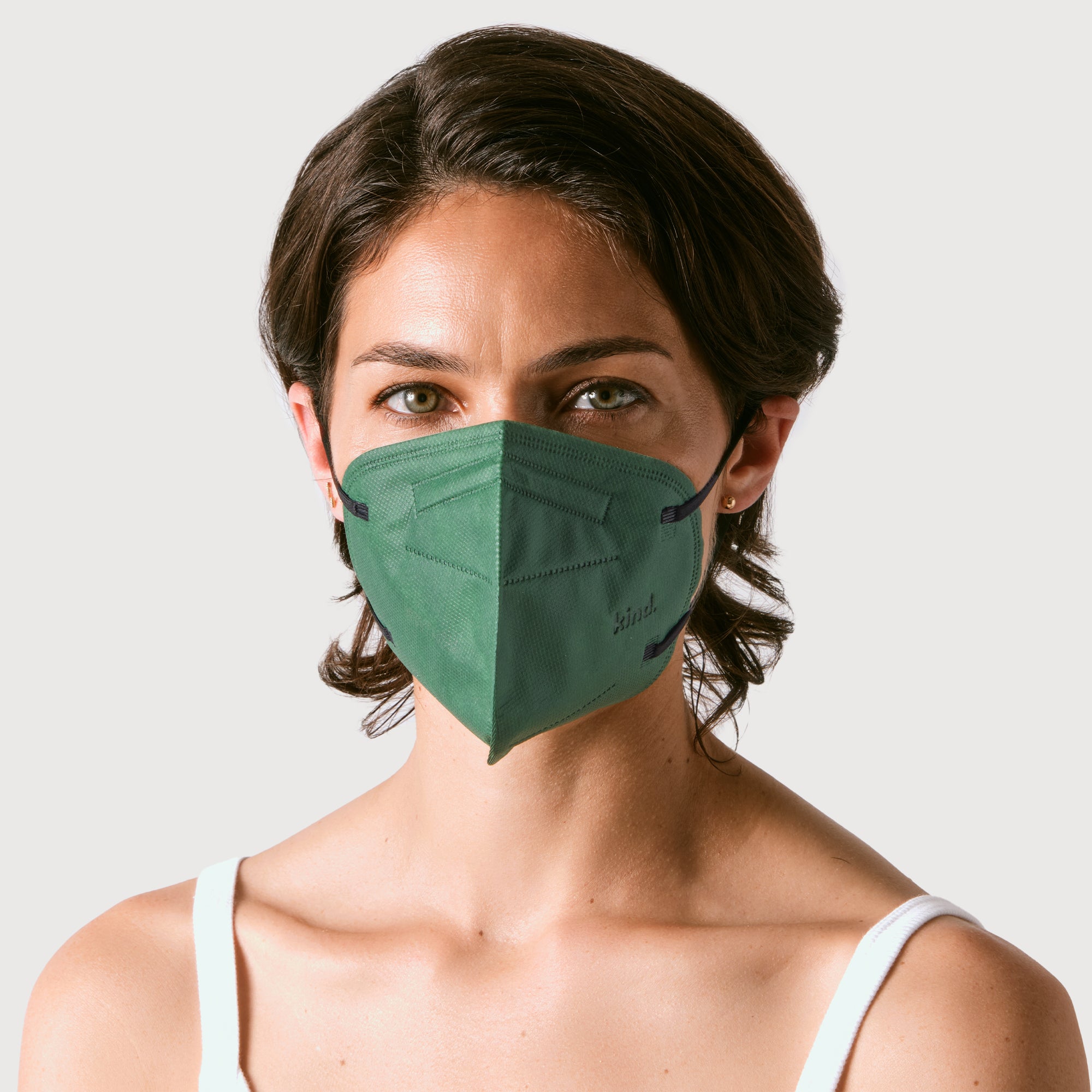 KN95 Respirator Face Mask Cone Shape - Emerald