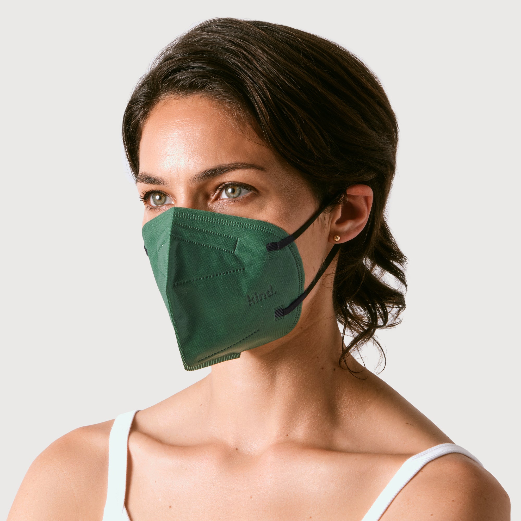 KN95 Respirator Face Mask Cone Shape - Emerald