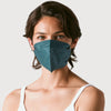 KN95 Respirator Face Mask Cone Shape - Forest Green