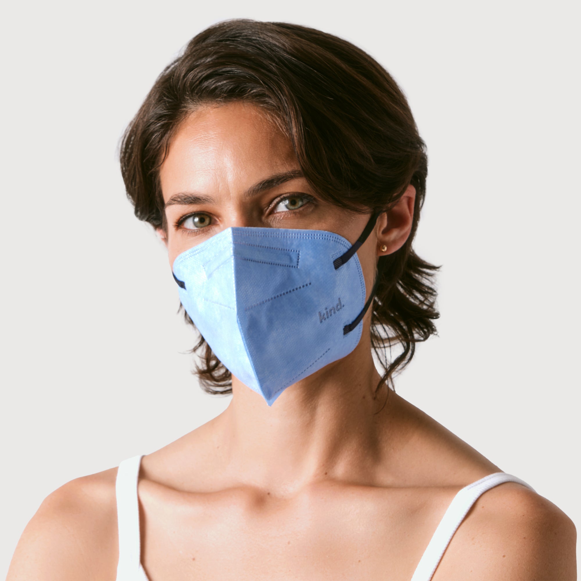 KN95 Respirator Face Mask Cone Shape - Iceberg