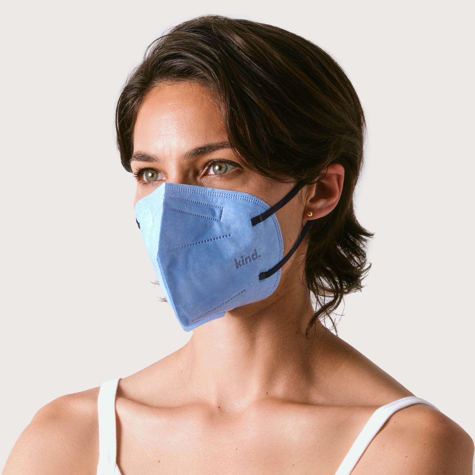 KN95 Respirator Face Mask Cone Shape - Iceberg