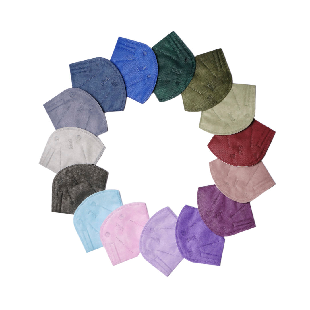 KN95 Respirator Face Mask Cone Shape: Unity Bundle (17 colors)