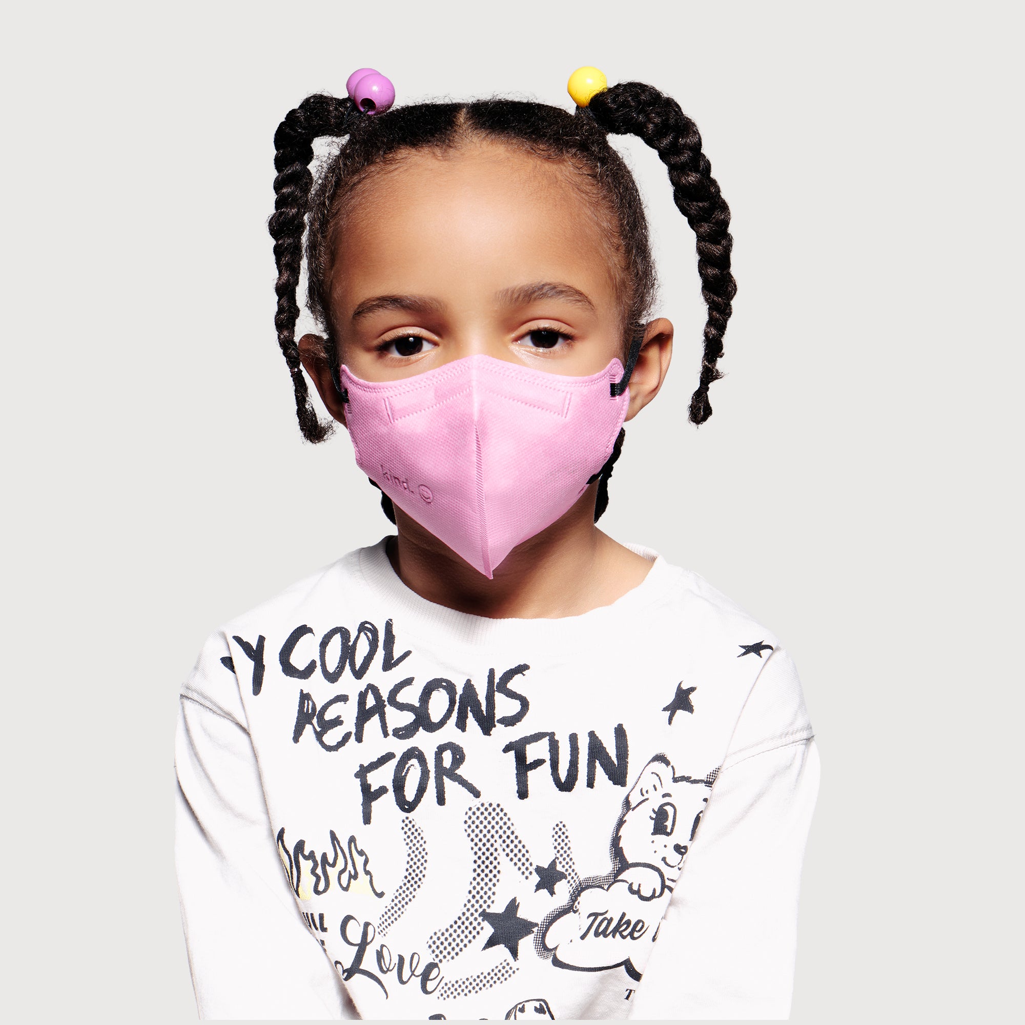 Kids KN95 Respirator Face Mask - Pink