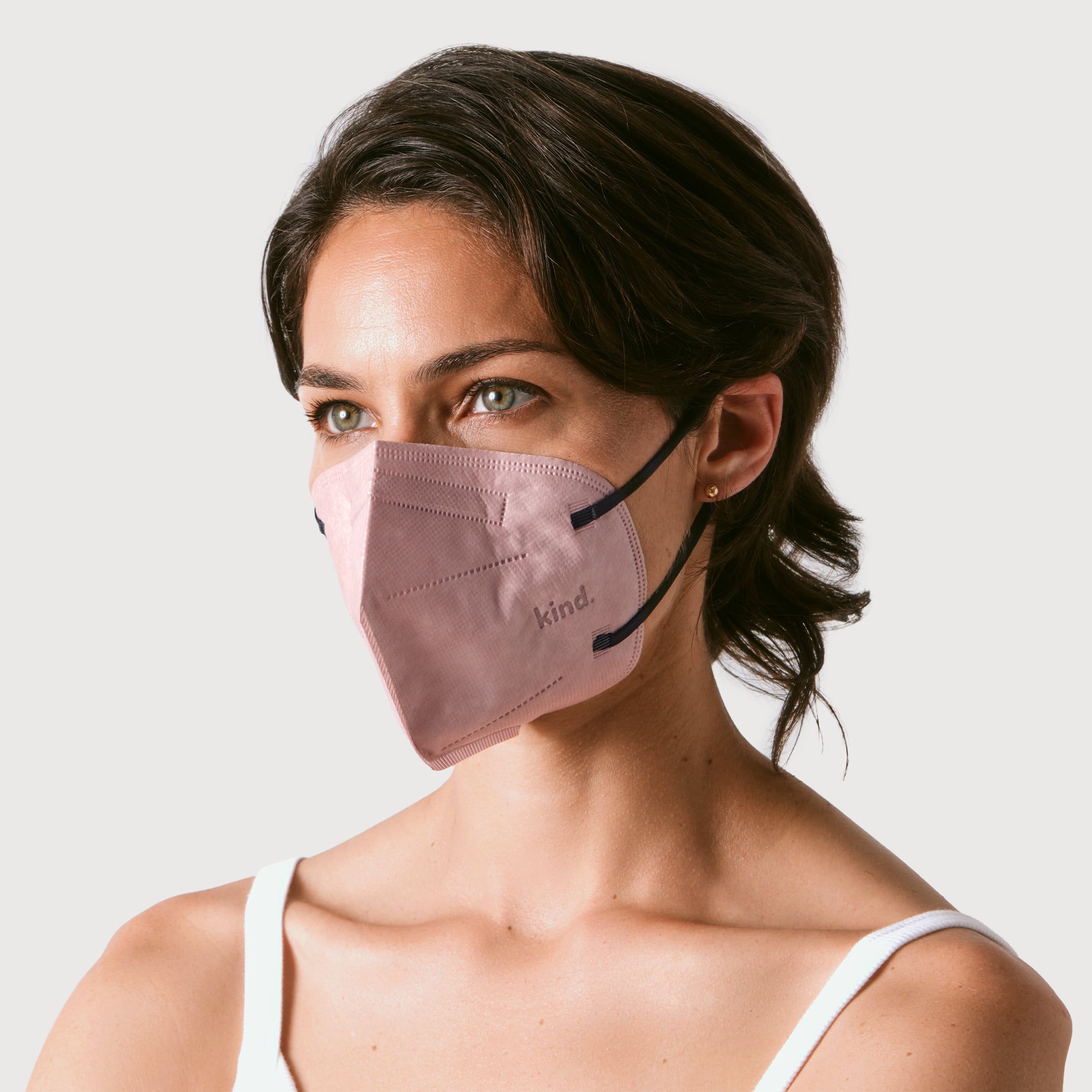 KN95 Respirator Face Mask Cone Shape - Mauve