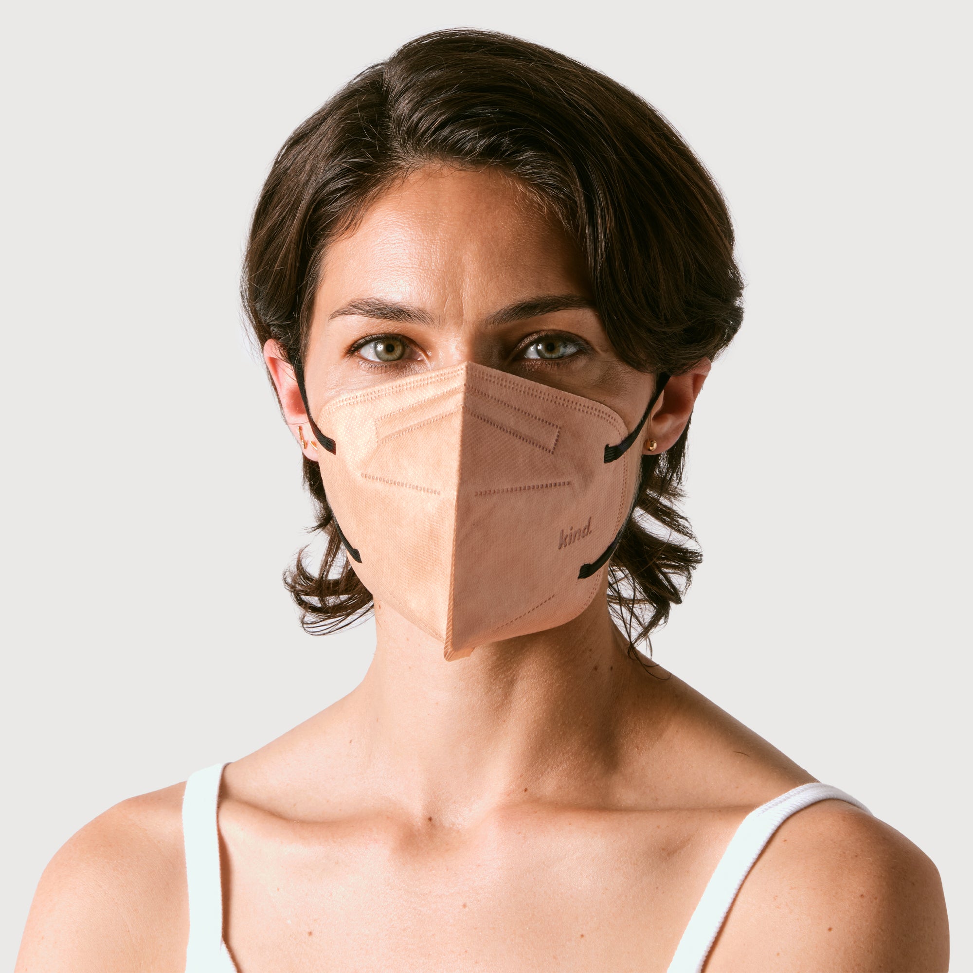 KN95 Respirator Face Mask Cone Shape - Nude