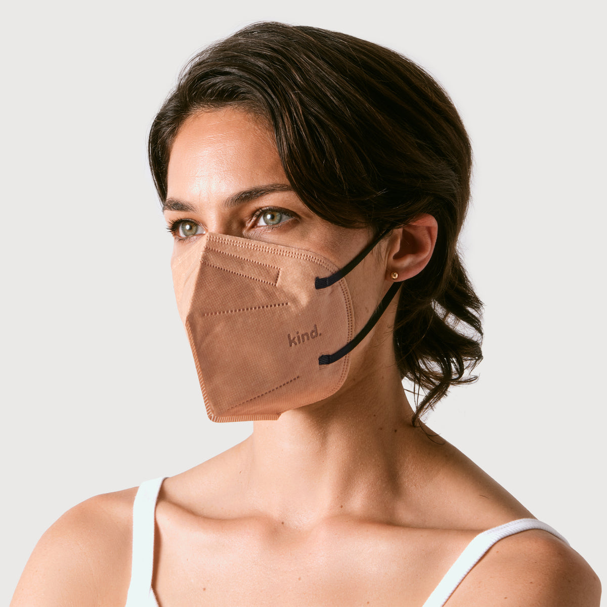 KN95 Respirator Face Mask Cone Shape - Nude