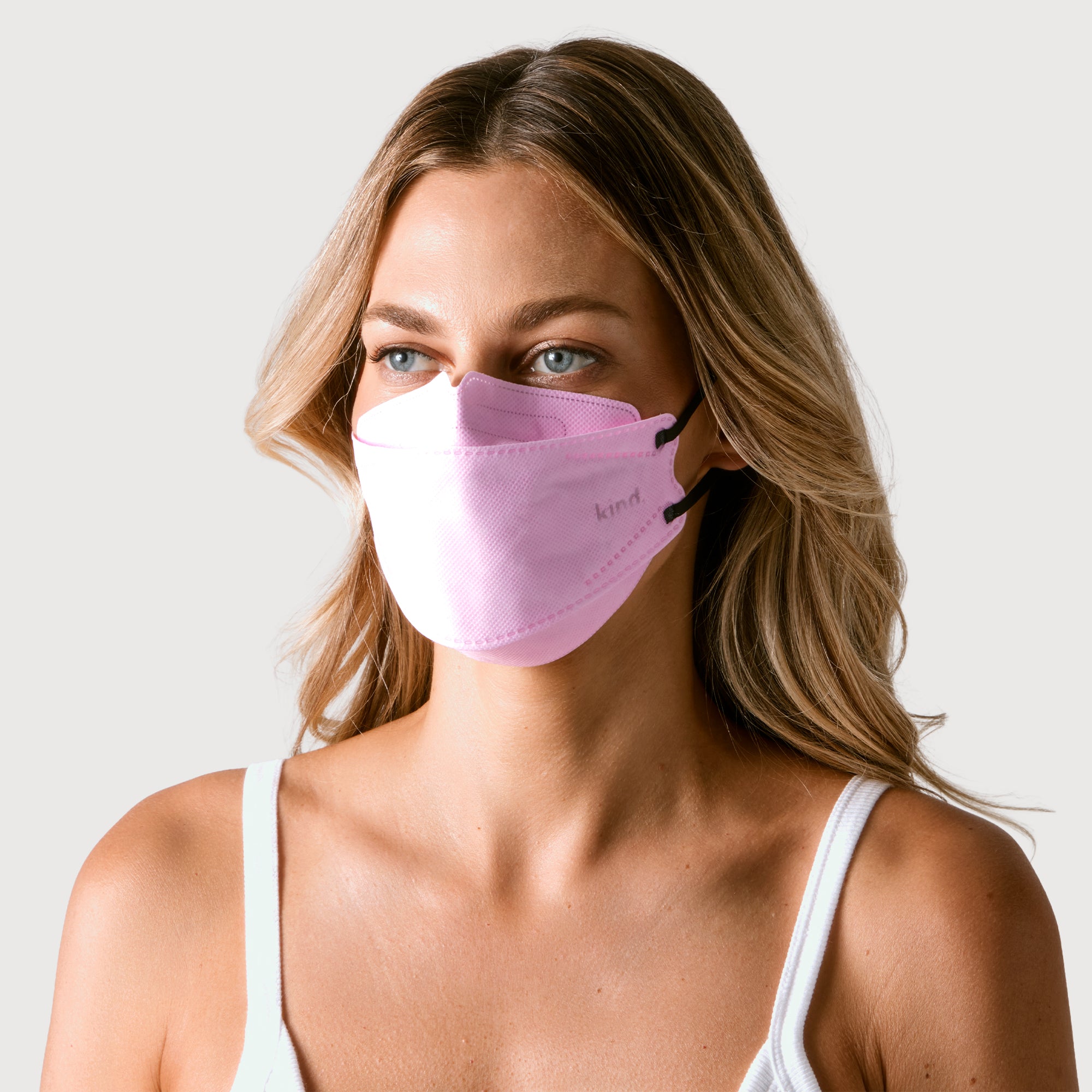 KN95 Respirator Face Mask - Light Pink