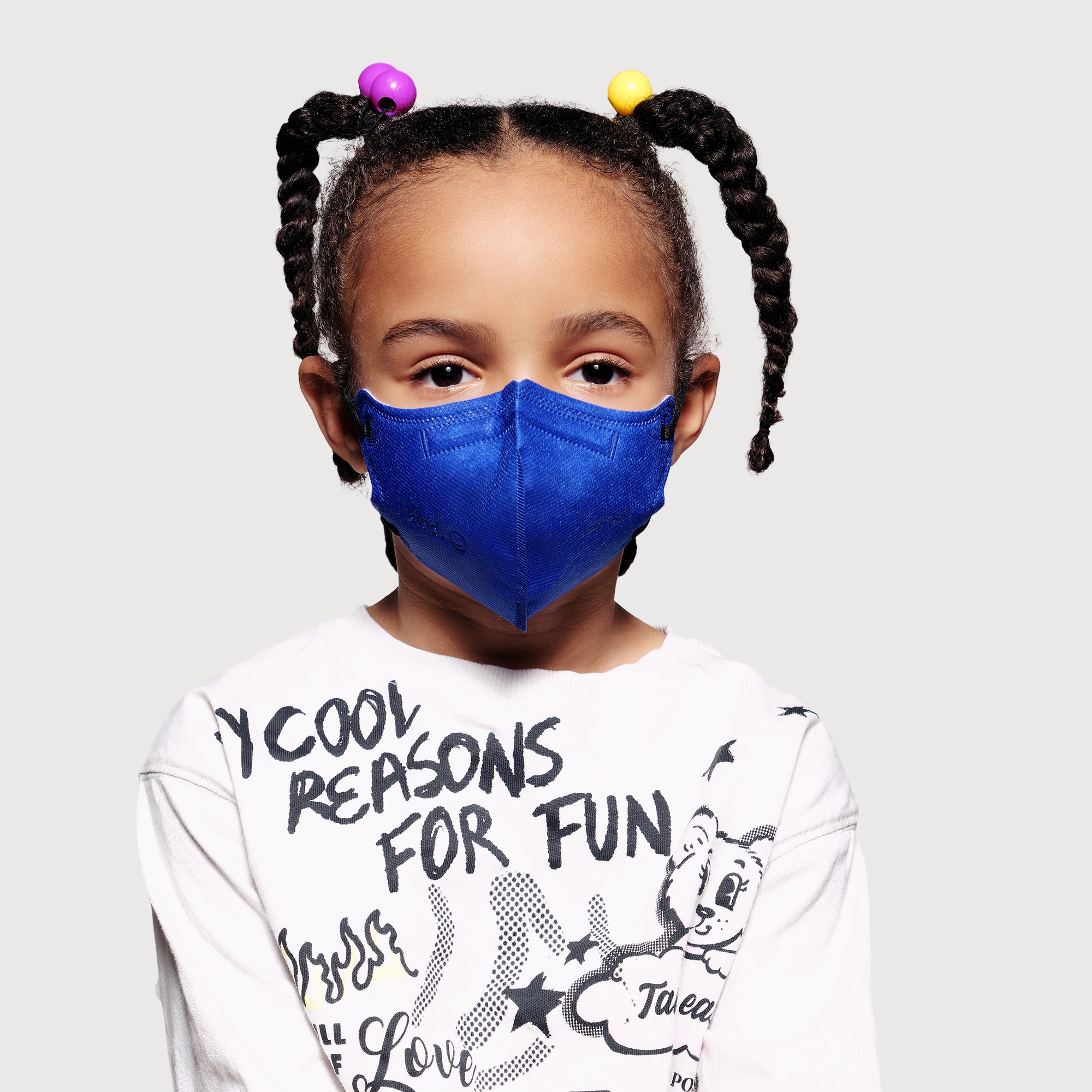 Kids KN95 Respirator Face Mask - Royal Blue