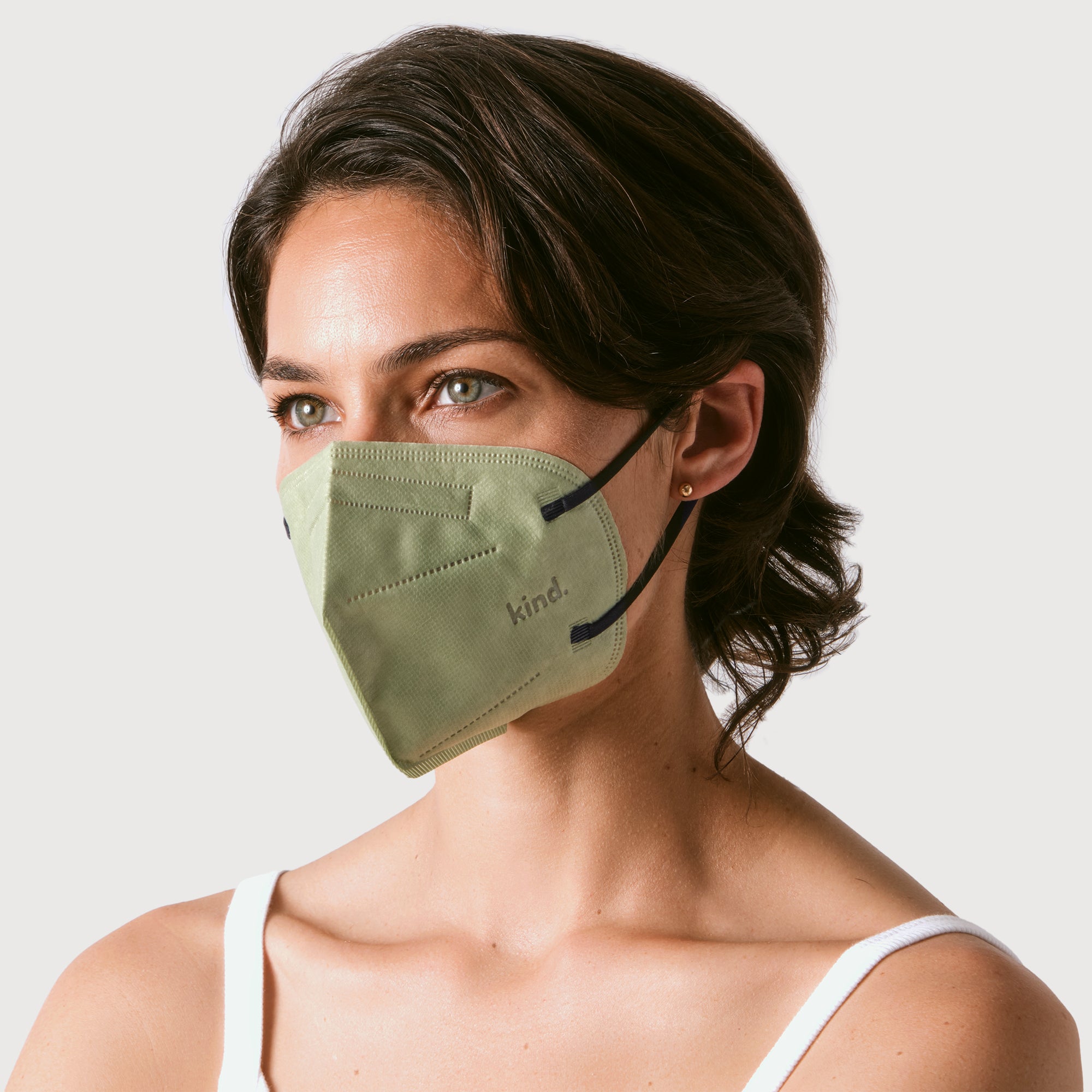 KN95 Respirator Face Mask Cone Shape - Sage