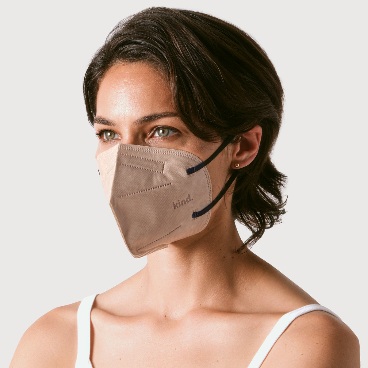 KN95 Respirator Face Mask Cone Shape - Linen