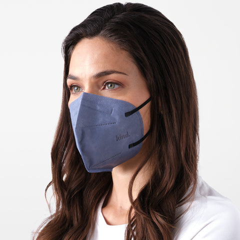 KN95 Respirator Face Mask Cone Shape - Steel