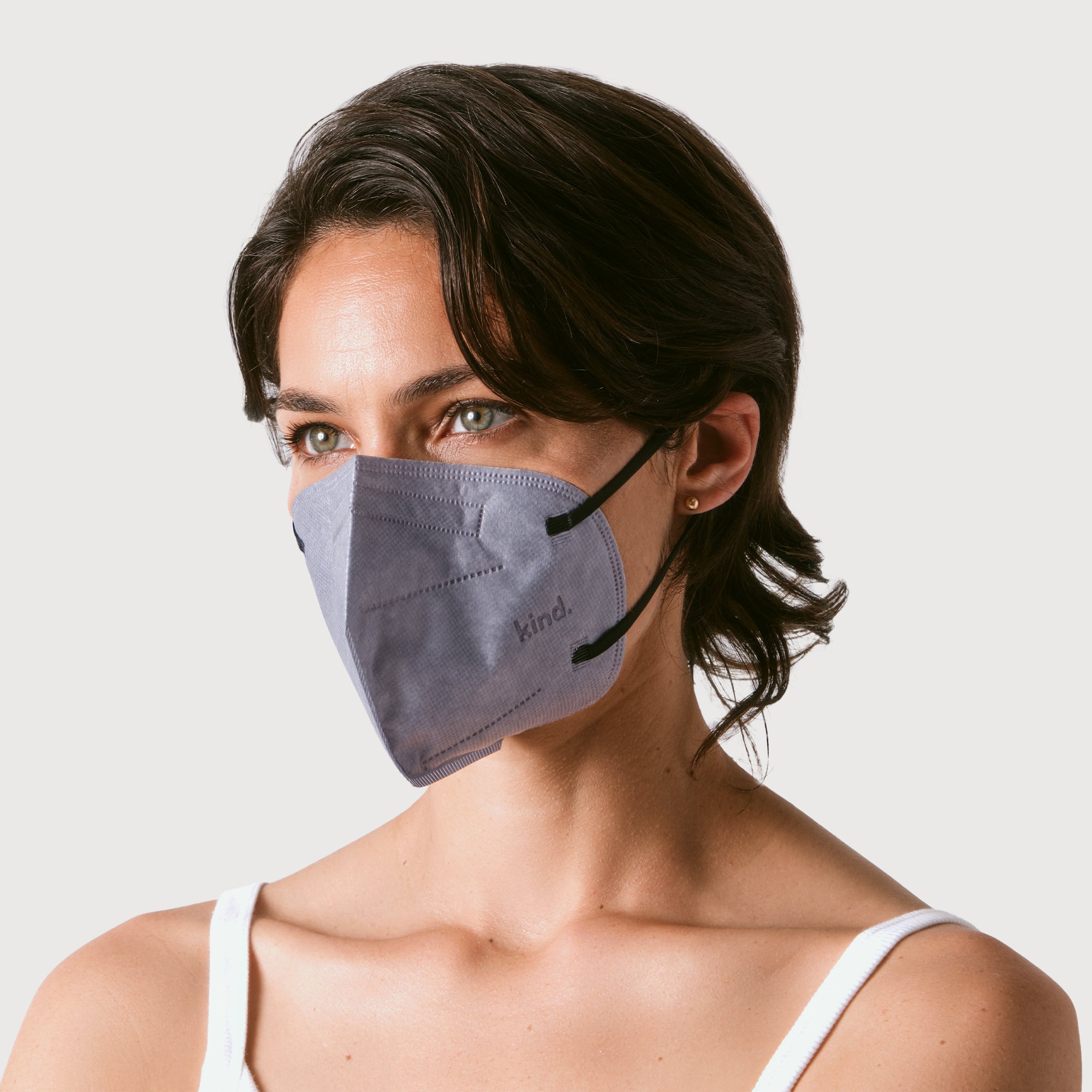 KN95 Respirator Face Mask Cone Shape - Titanium