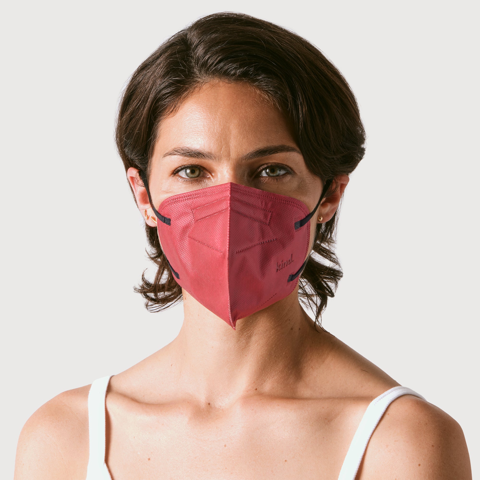 KN95 Respirator Face Mask Cone Shape - Wine