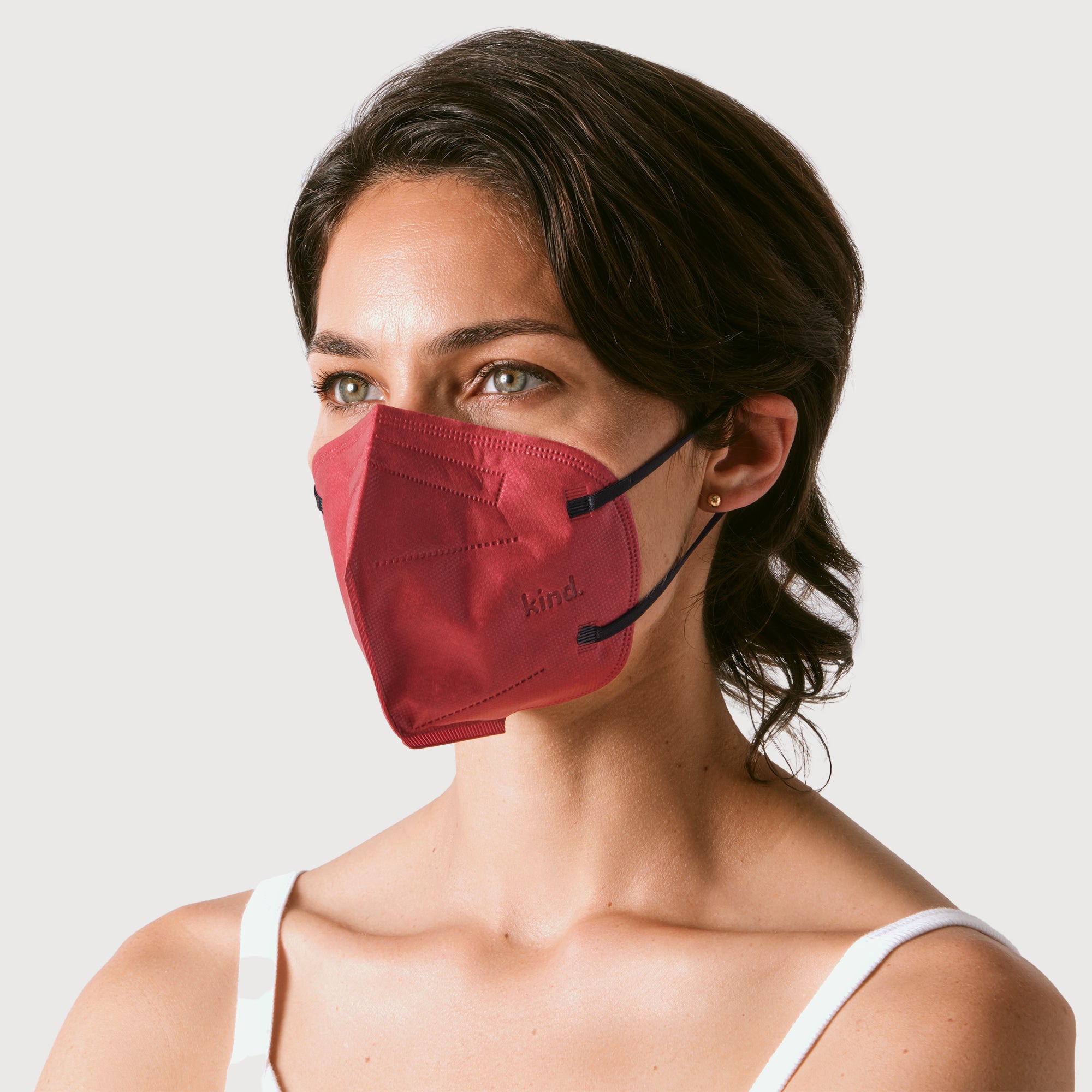 KN95 Respirator Face Mask Cone Shape - Wine
