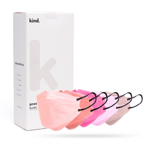 KN95 Respirator Face Mask: Blush Bundle