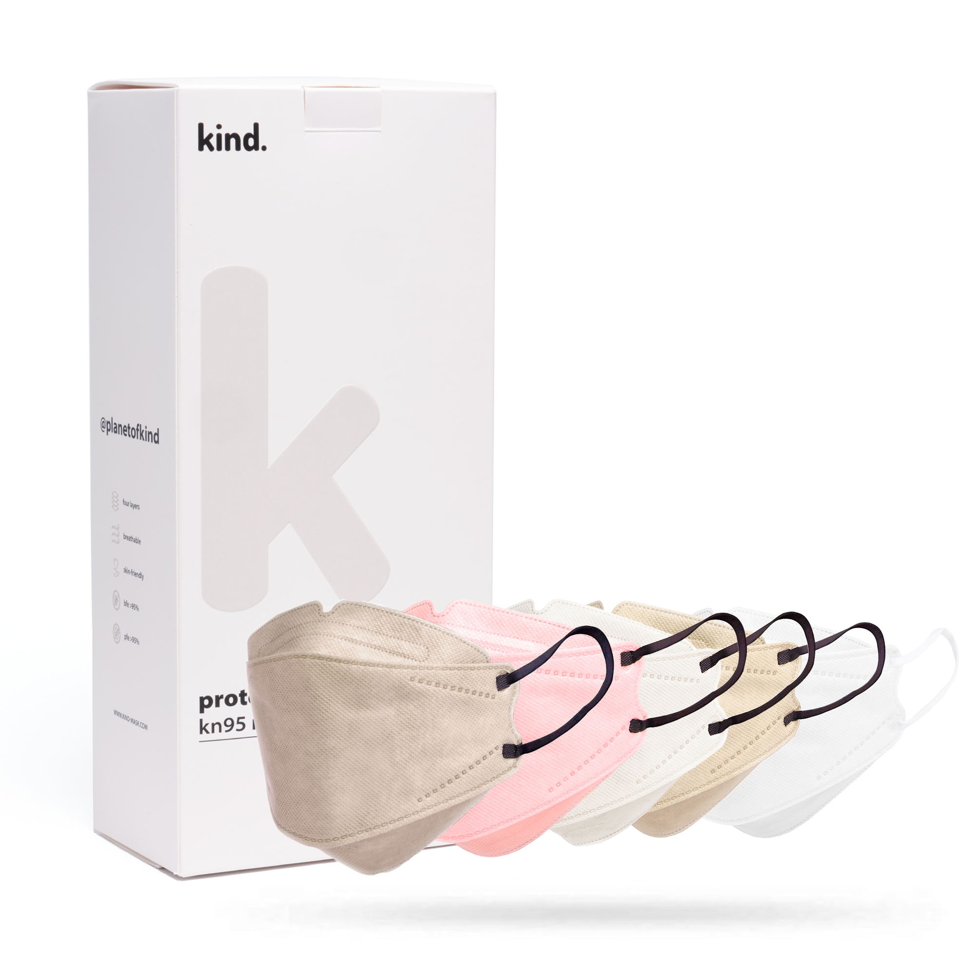 KN95 Respirator Face Mask: Neutral Bundle