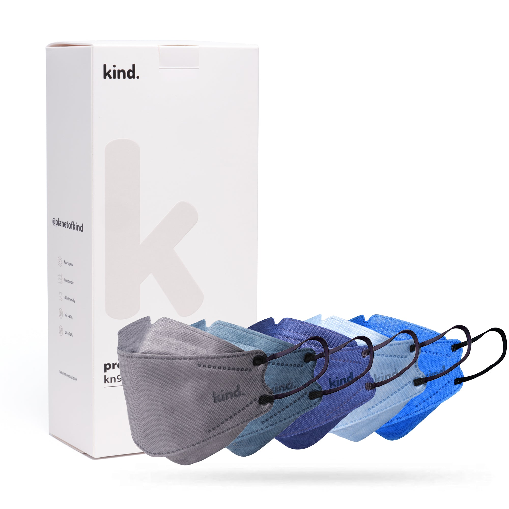 KN95 Respirator Face Mask: Glacier Bundle