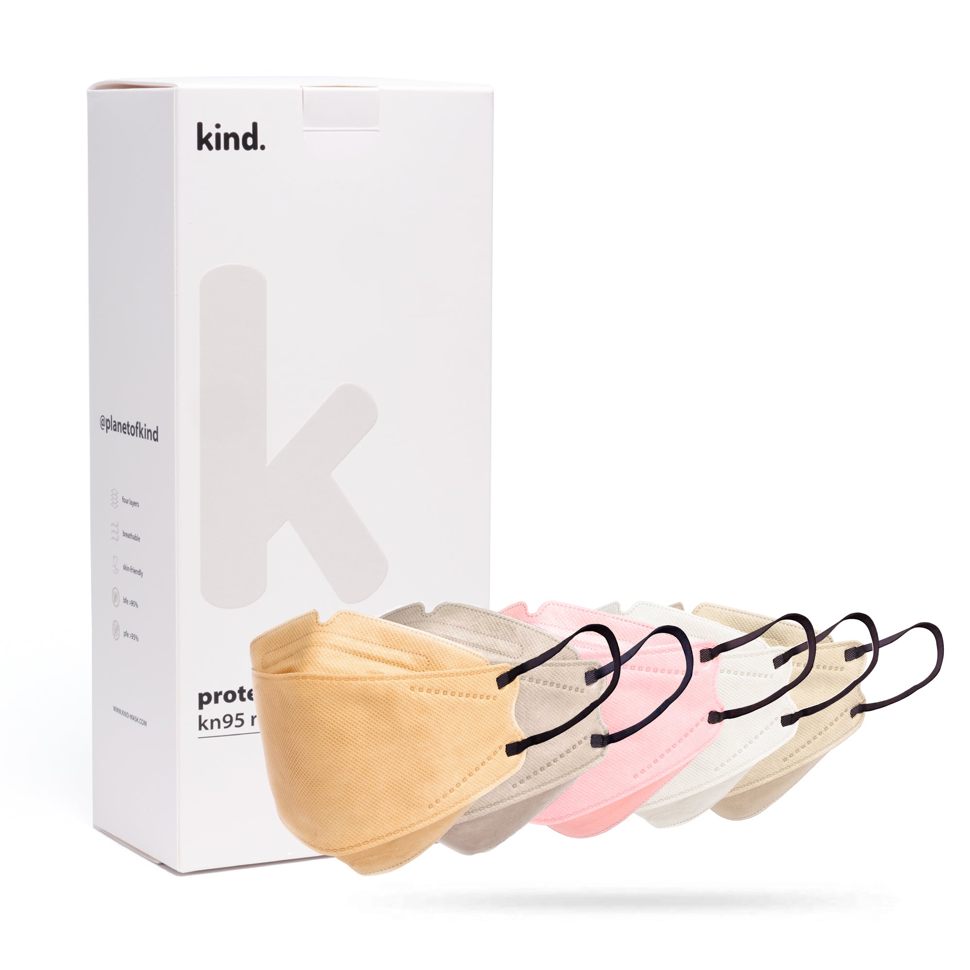 KN95 Respirator Face Mask: Neutral Bundle