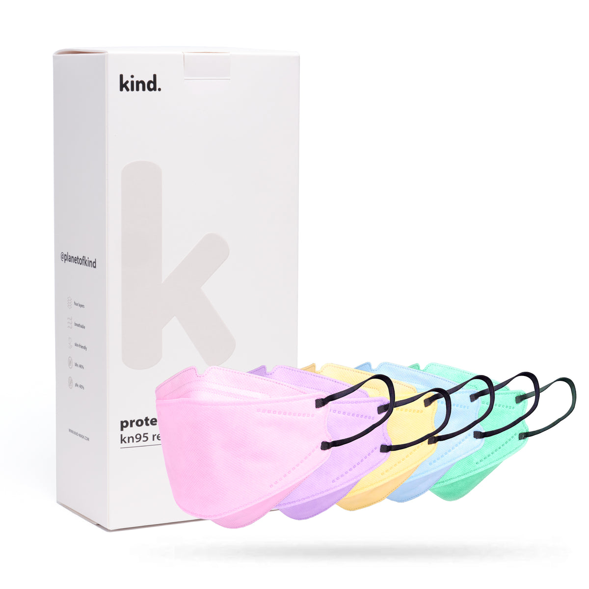 KN95 Respirator Face Mask: Pastel Bundle