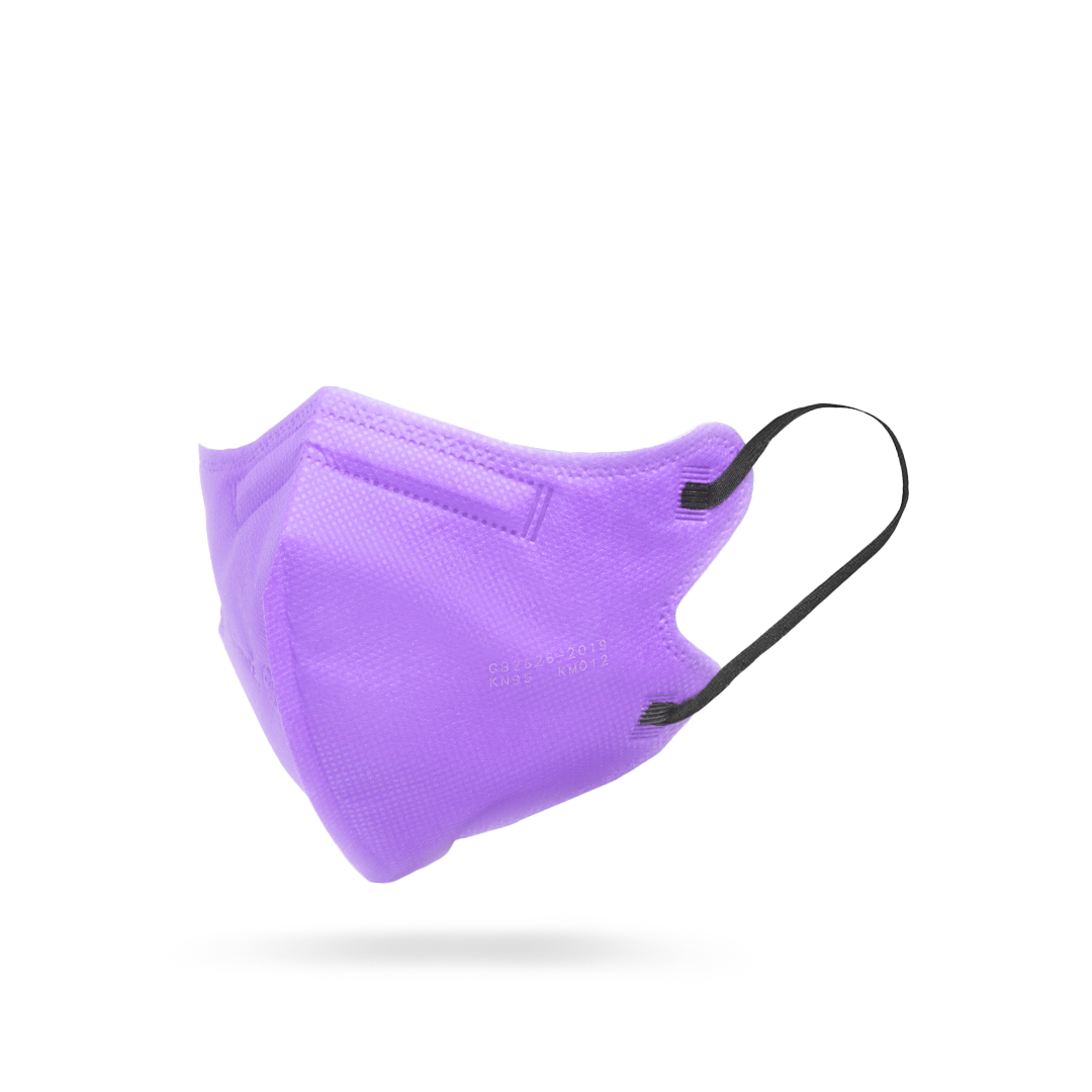 Kids KN95 Respirator Face Mask - Purple