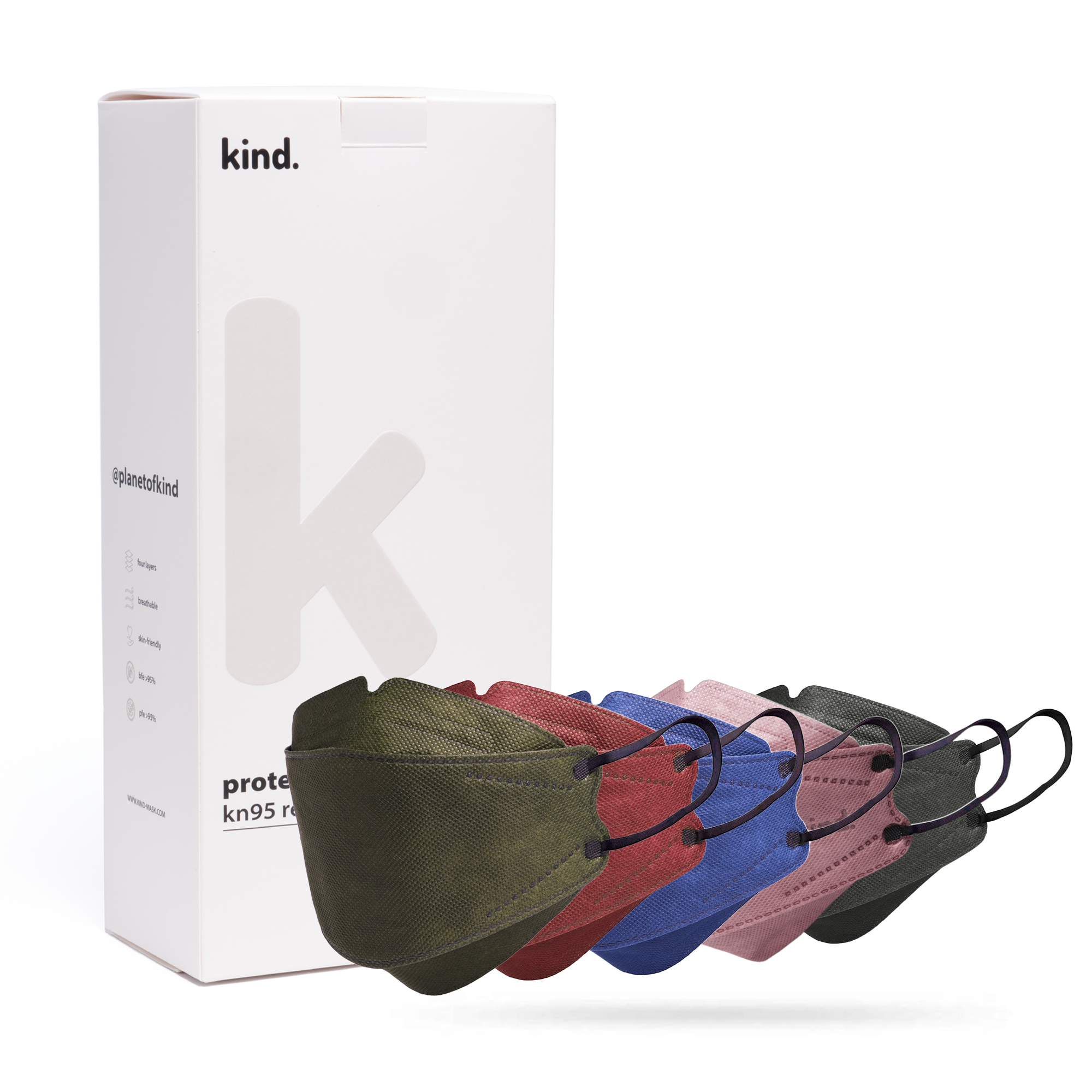KN95 Respirator Face Mask: Rich Bundle