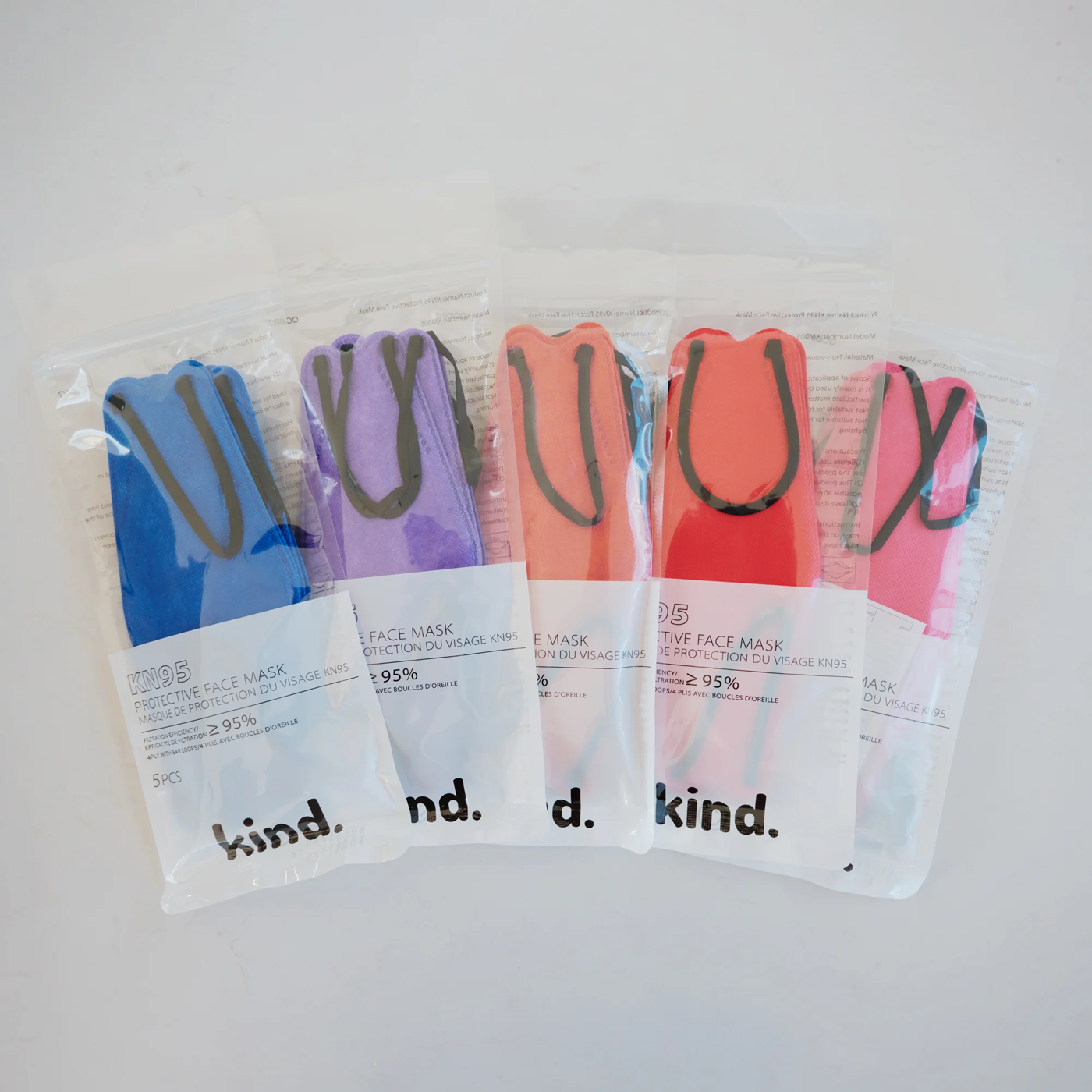 KN95 Respirator Face Mask: Vivid Bundle