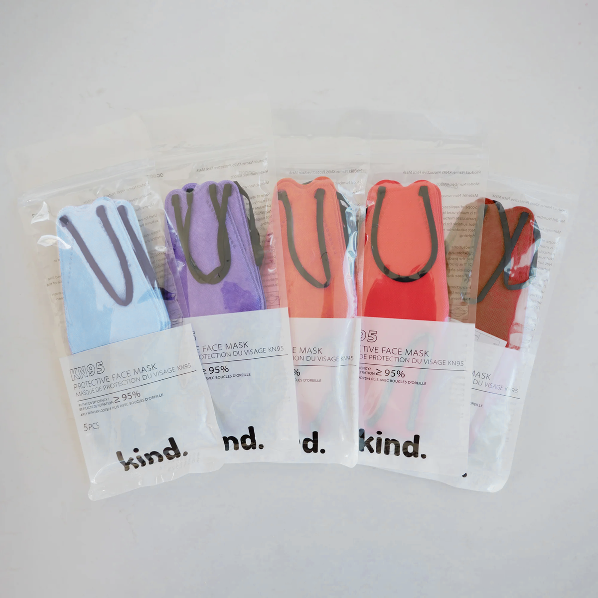 KN95 Respirator Face Mask: Vivid Bundle