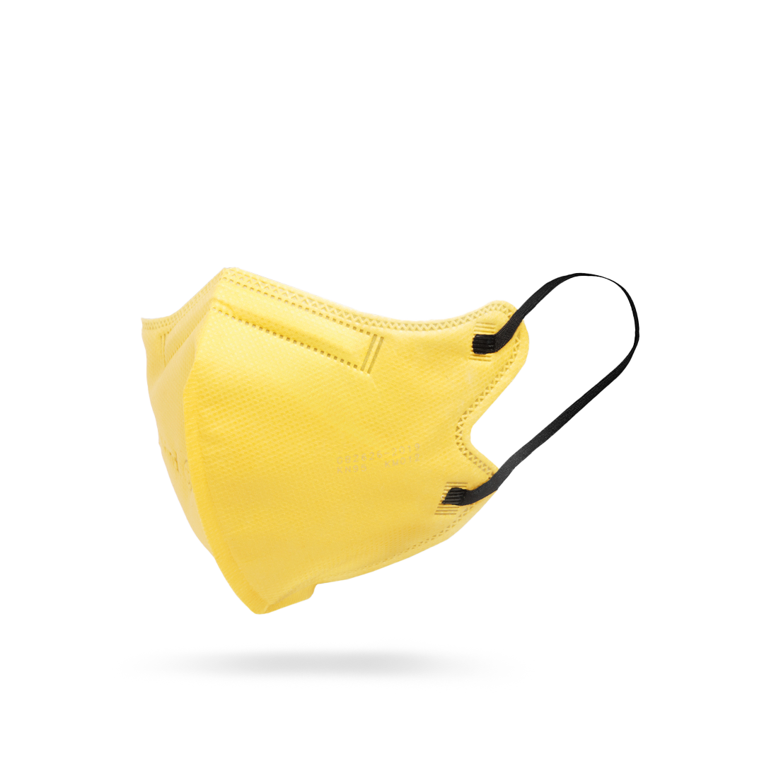 Kids KN95 Respirator Face Mask - Yellow