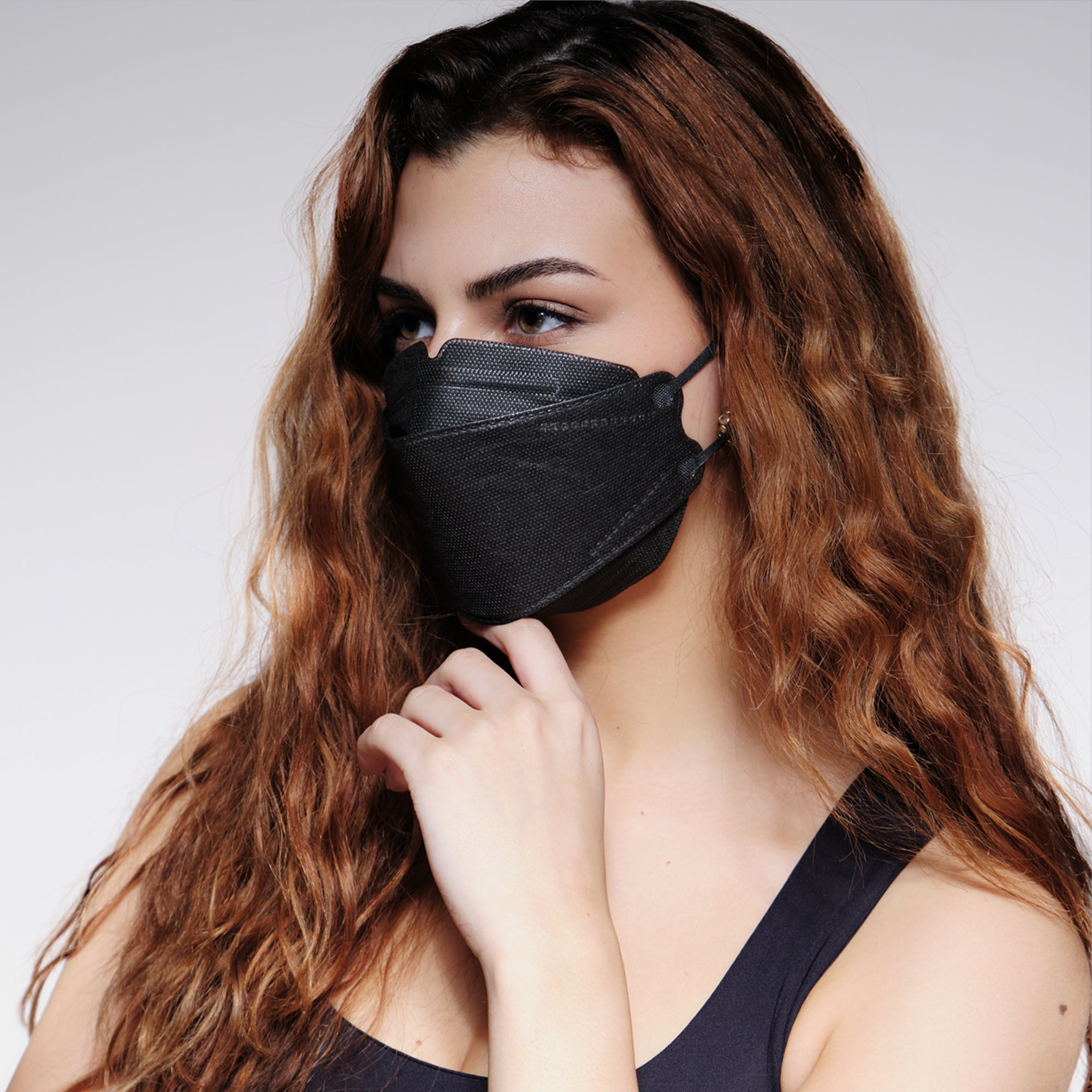 KN95 Respirator Face Mask - Black