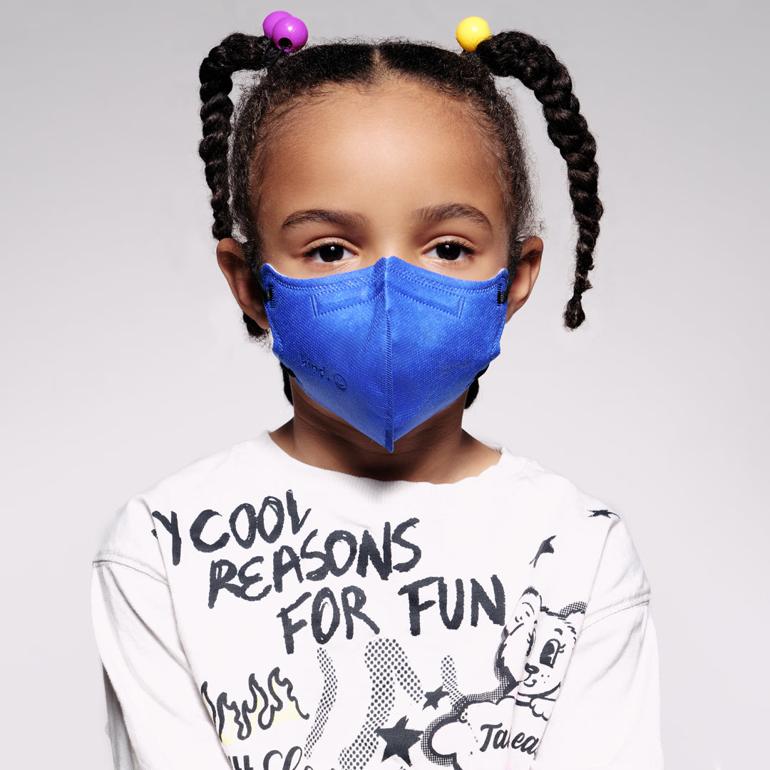 Kids KN95 Respirator Face Mask - Blue