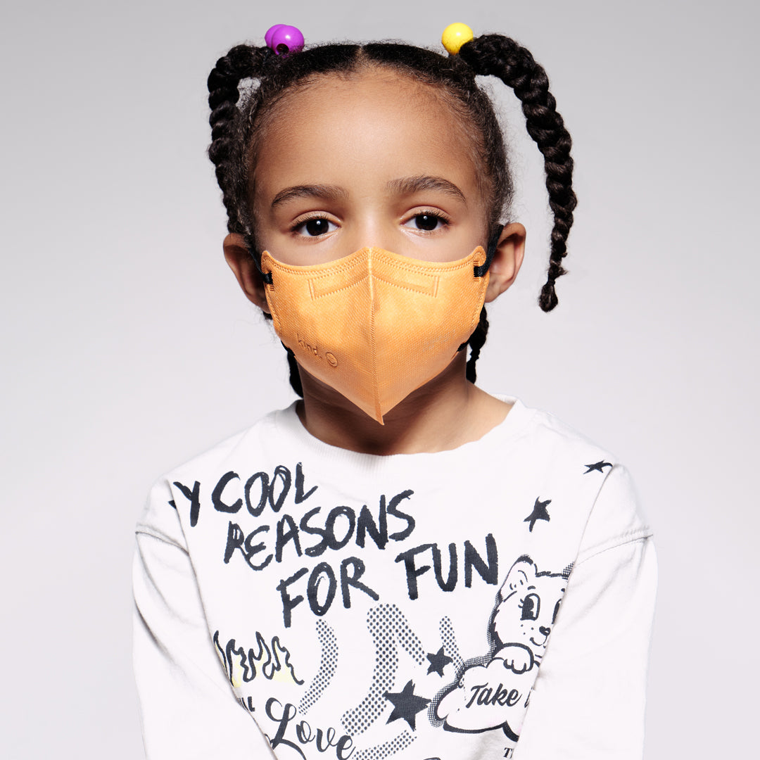 Kids KN95 Respirator Face Mask - Orange