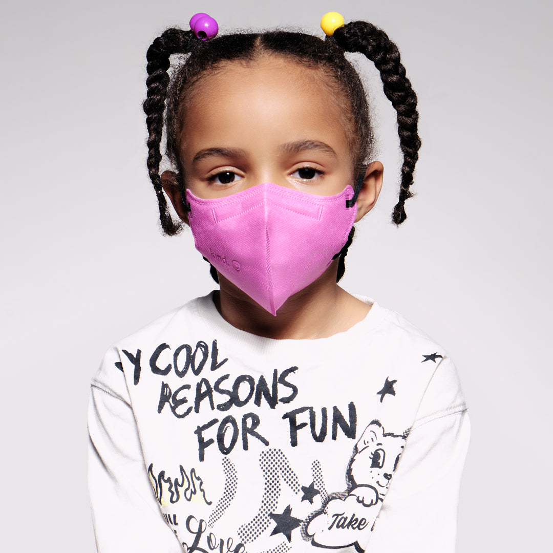Kids KN95 Respirator Face Mask - Pink