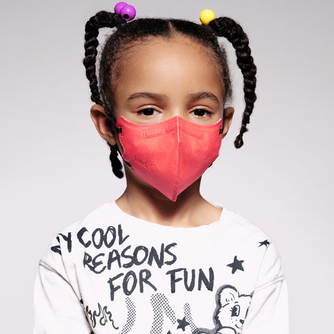 Kids KN95 Respirator Face Mask - Red