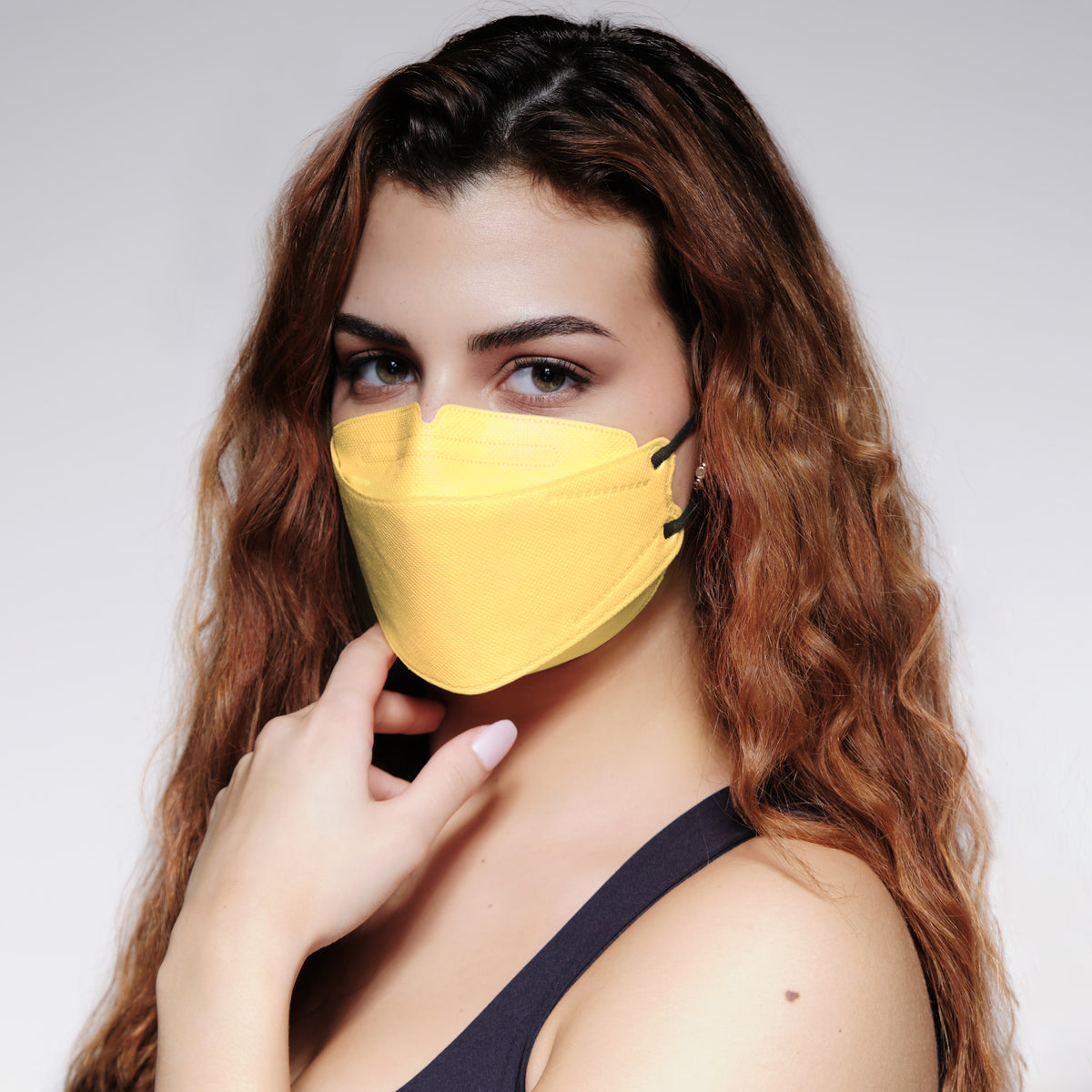 KN95 Respirator Face Mask - Yellow